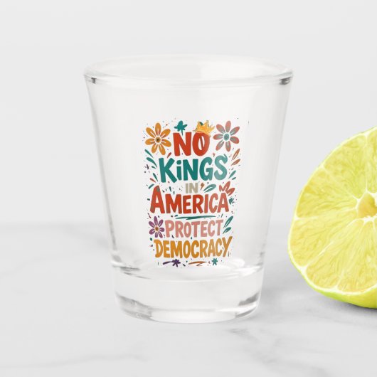 Verre A Shot No King In America American Democracy  (Devant)