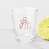 Verre A Shot Noël Arc-en-ciel laissez neiger (Dos)