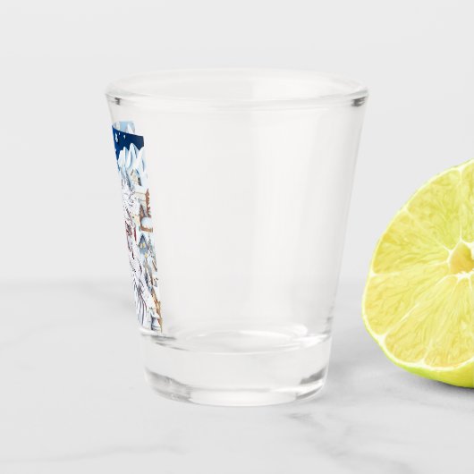 VERRE A SHOT NOËL BLANC (Droite)