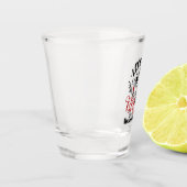 Verre A Shot Noël Blitzé mot art (Gauche)