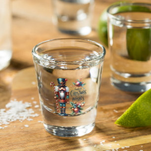 Verre A Shot Noël Casse-noisette Sucre de canne voeux de Noël