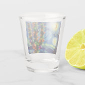 Verre A Shot Noël dans le désert Sud-Ouest Saguaro Cactus (Dos)