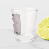 Verre A Shot Noël des rennes d'ivoire | Rose (Droite)