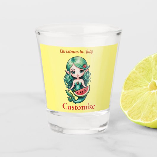 Verre A Shot Noël en juillet Elf Mermaid Thunder_Cove (Devant)