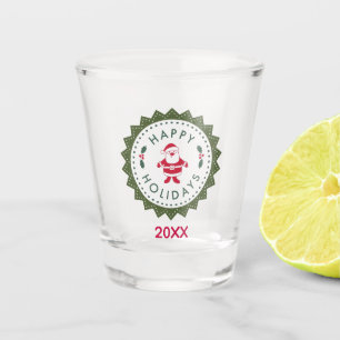 Verre A Shot Noël Fête de Noël Carton mignon Père Noël