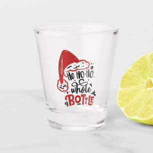 Verre A Shot Noël Père Noël mot art