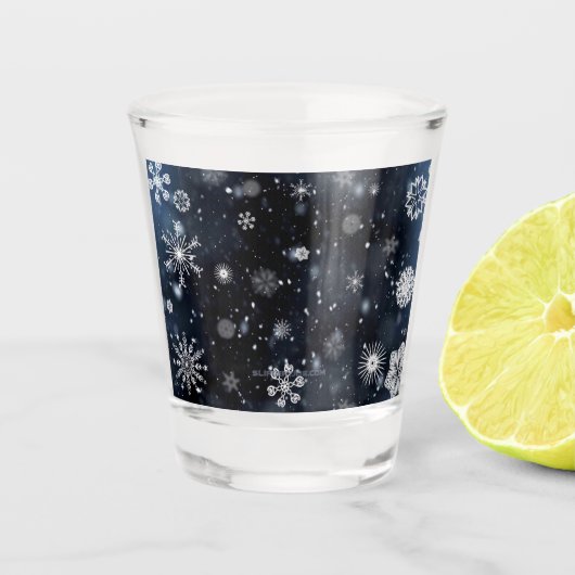 Verre A Shot Noël SlipperyJoe de différentes tailles (Devant)