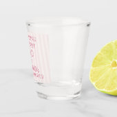 Verre A Shot Nœud pastel de coquette rose faveur de la douche d (Droite)