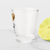 Verre A Shot Noir et blanc avec Dernier or Disco Bachelorette (Droite)