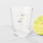 Verre A Shot Noir & Or Bonne année (Dos)