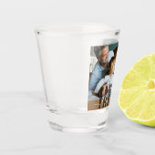 Verre A Shot Nom de famille et photo personnalisés (Gauche)
