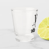 Verre A Shot Nom de famille Monogramme (Gauche)