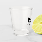 Verre A Shot Nom de Kyle Mens, (Gauche)
