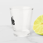 Verre A Shot Nom de Kyle Mens, (Droite)