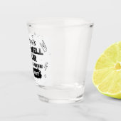 Verre A Shot Nom de l'enterrement de vie de jeune fille du grou (Droite)