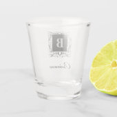 Verre A Shot Nom Monogram Regal Style Shot Glass (Version 2) (Dos)