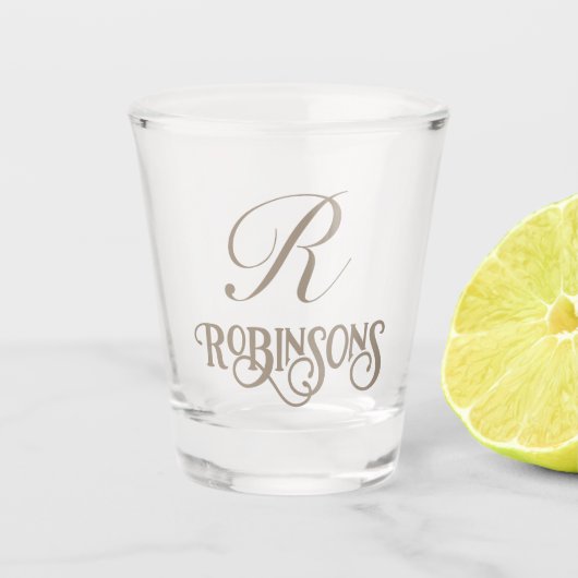 Verre A Shot Nom personnalisé (Devant)