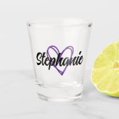 Verre A Shot Nom Personnalisé Bridesmaid Hen Party Faveurs Fill (Devant)