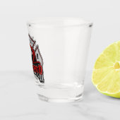 Verre A Shot NOM PERSONNALISÉ Casque de pompier Secourt d'incen (Droite)