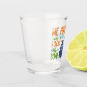 Verre A Shot Nom personnalisé / Croisière texte (Gauche)