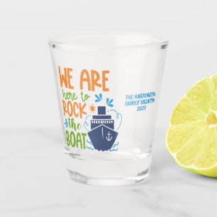 Verre A Shot Nom personnalisé / Croisière texte