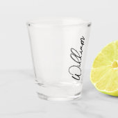 Verre A Shot Nom personnalisé du script moderne (Devant)