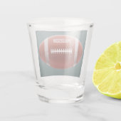 Verre A Shot Nom personnalisé Football shot glass (Dos)