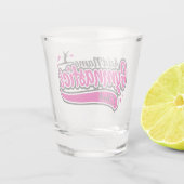 Verre A Shot NOM personnalisé Gymnaste Split Leap Gymnastique (Dos)