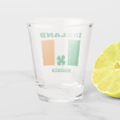 Verre A Shot Nom personnalisé Irlande (Dos)
