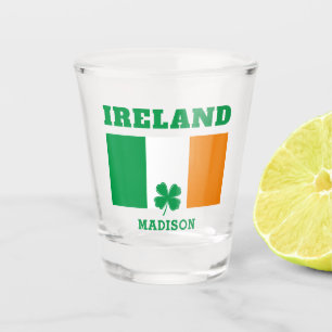 Verre A Shot Nom personnalisé Irlande