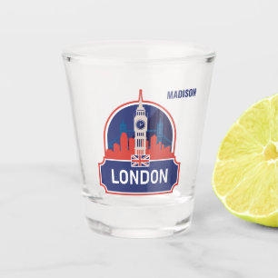 Verre A Shot Nom personnalisé Londres