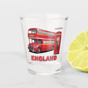 Verre A Shot Nom personnalisé Londres Angleterre
