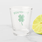 Verre A Shot Nom personnalisé St Patrick's Day Party (Dos)