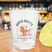 Verre A Shot North Dakota The Peace Garden State Bison