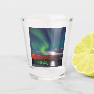 Verre A Shot Norvège Lumières nordiques scandinaves Falaises