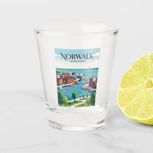 Verre A Shot Norwalk Connecticut (Devant)