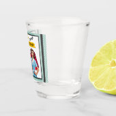 Verre A Shot Notes de soins infirmiers rétro Pinup_ (Droite)