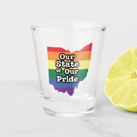 Verre A Shot Notre État de notre fierté| Ohio (Devant)