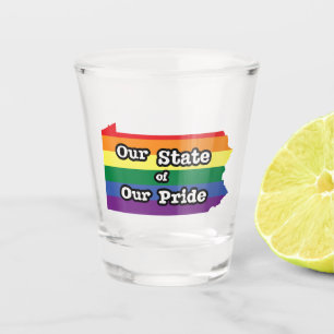 Verre A Shot Notre État de notre fierté Pennsylvanie