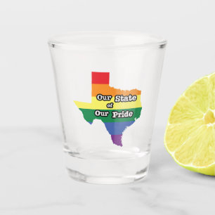 Verre A Shot Notre État de notre fierté Texas