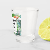 Verre A Shot Nous avons lié le Knot Tropical Beach Wedding Favo (Droite)