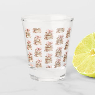 Verre A Shot Nouveau chapitre rubans roses