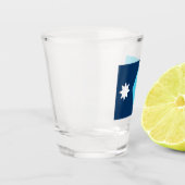 Verre A Shot Nouveau drapeau de l'État du Minnesota (Gauche)