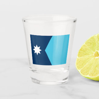 Verre A Shot Nouveau drapeau de l'État du Minnesota