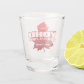 Verre A Shot NP Yoho (feuille d'érable) (Dos)