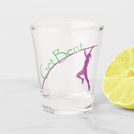 Verre A Shot Obtenez Bent Femmes Pole Vaulter (Devant)