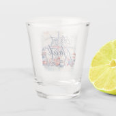 Verre A Shot Obtenons Nauti Nautical Theme Keepsaké Cadeau (Dos)
