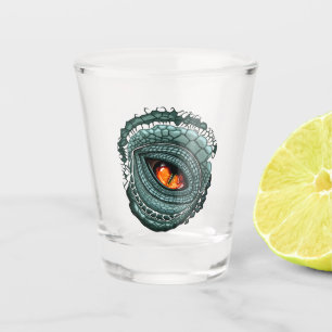 Verre A Shot Œil de prédateur reptile primitif