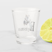Verre A Shot oeillet équatorien unicorne (Dos)