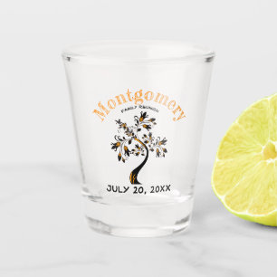 Verre A Shot Oeuvre d'art à la mode de la Réunion des famille